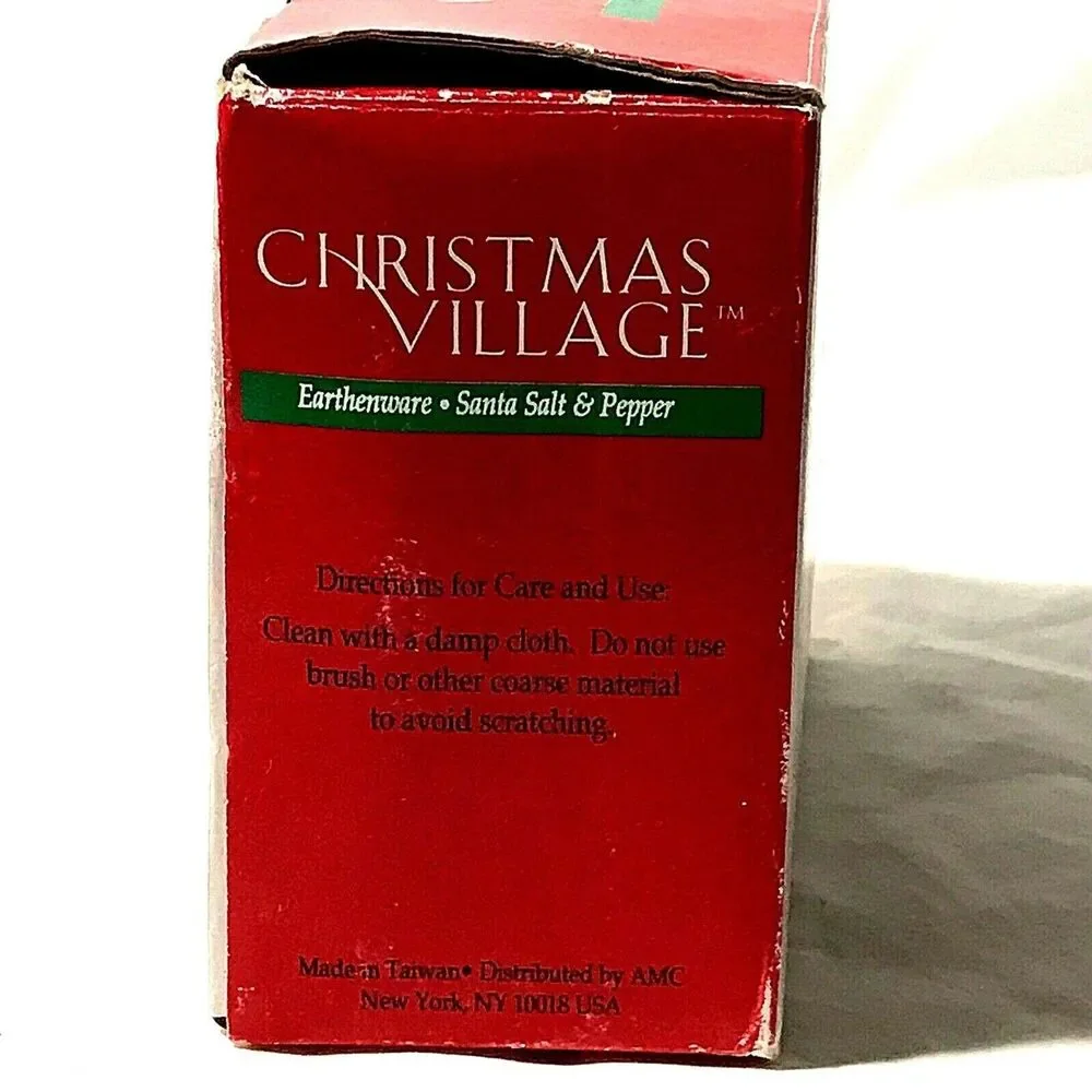 Christmas Village vintage santa